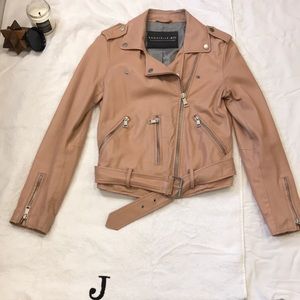 Used small leather jacket.